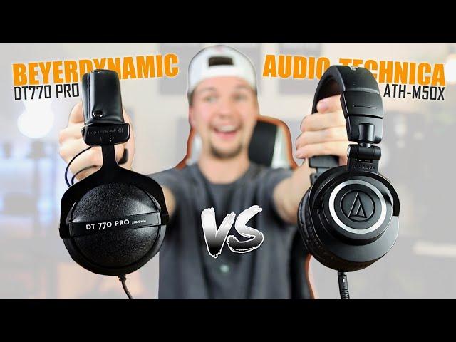 Audio-Technica ATH-M50X VS Beyerdynamic DT770 Pro (Headphone Comparison) 2021