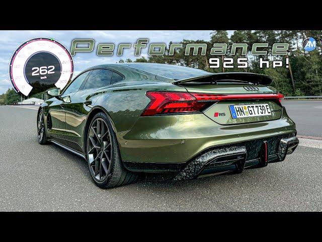 NEW RS e-tron GT Performance (925hp) | 0-262 km/h acceleration | by Automann in 4K