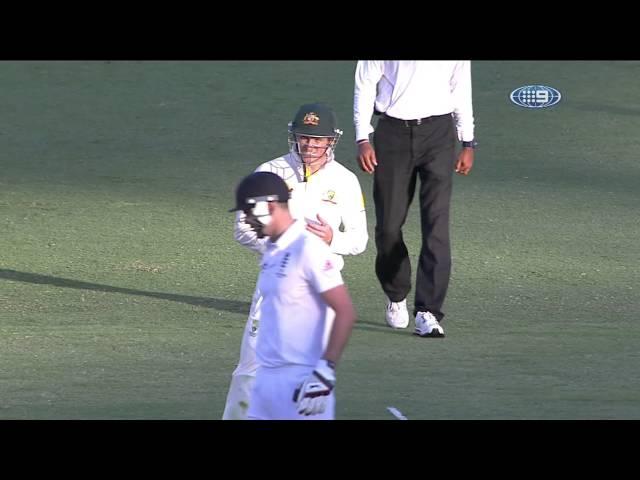 Michael Clarke sledges James Anderson- "Get ready for a broken fuckin arm"