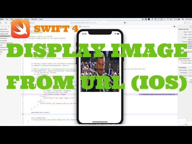 Simple App to display image that get directly from URL on Swift