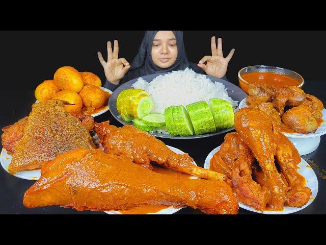 2 MUTTON LEG CURRY, SPICY CHICKEN CURRY, LIVER CURRY, EGG CURRY, FISH CURRY, ASMR EATING *BIGBITES*