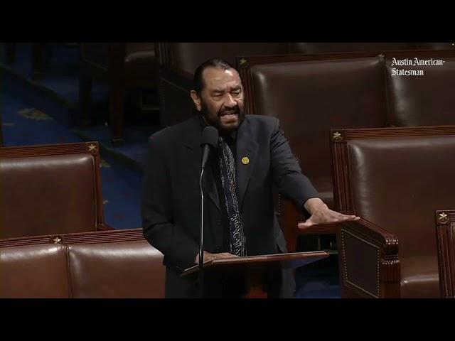 Al Green on censure, being removed during speech by Donald Trump, Elon Musk and Medicaid