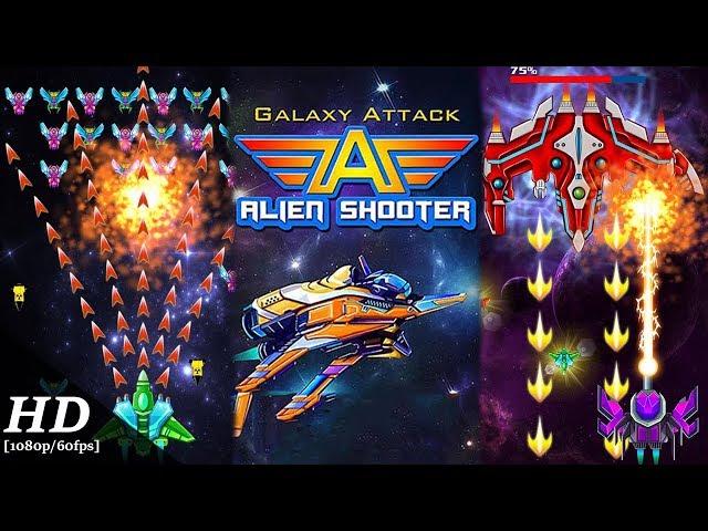 Galaxy Attack: Alien Shooter Android Gameplay [60fps]