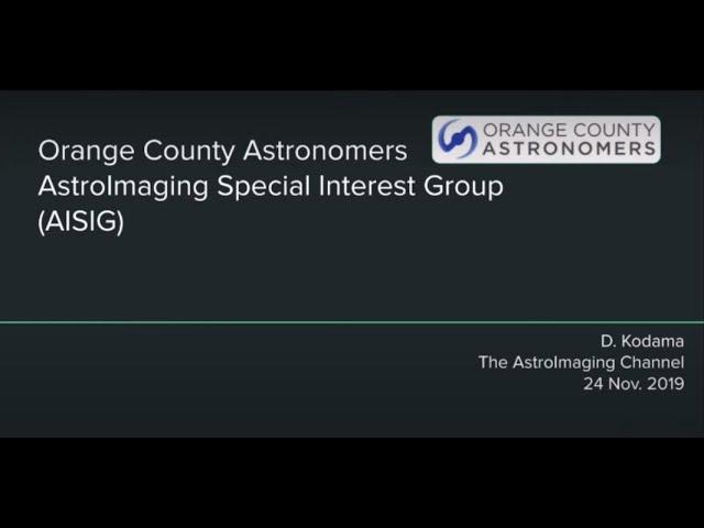 Dave Kodama--AstroImaging and Travel