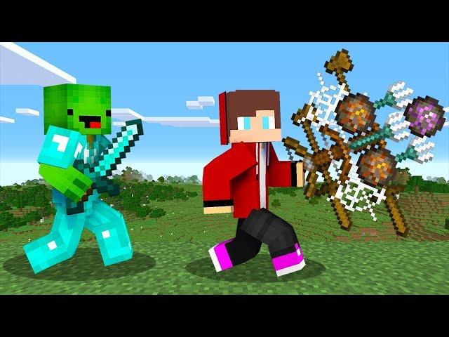 OP WEAPON Speedrunner vs Hunter in Minecraft