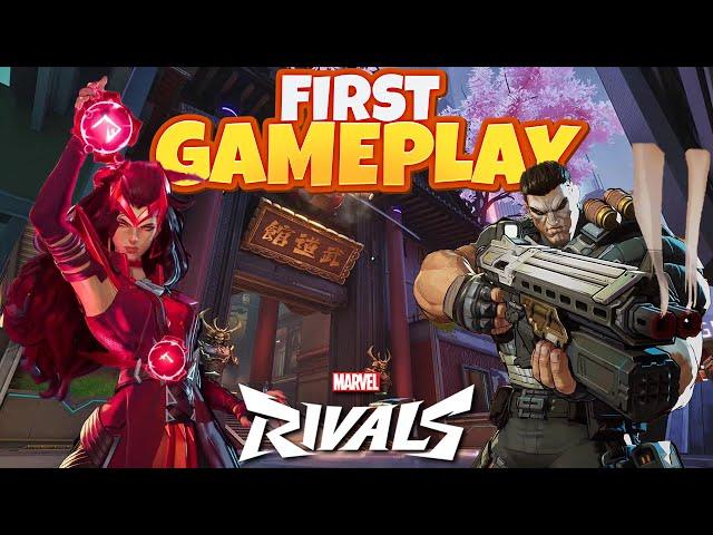 First Full Game Gameplay of Marvel RIvals