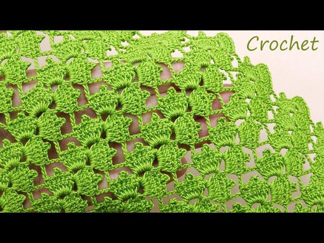 Всего 1 ряд! СУПЕР лёгкий УЗОР крючком ВЯЗАНИЕ для начинающих   EASY Pattern Crochet for beginners