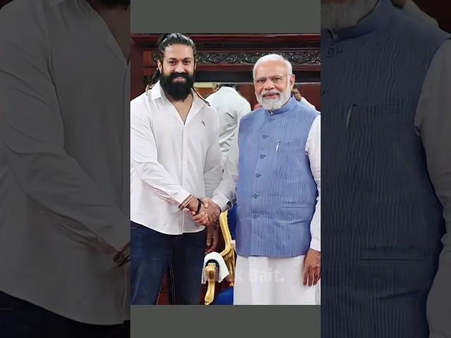 Yash Met PM NarendraModi Pic#celebrityclicks #narendramodi #yash #kgf #news #update #kgf3#review