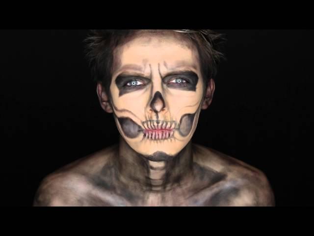 Making Of Skull Make Up Fotoshooting by Foto Daylight