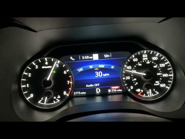 2021 Nissan Maxima  0-120 MPH acceleration test