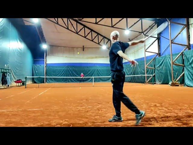 Sasha tennis - Training and 20 BEST POINTS (OHBH vs OHBH)