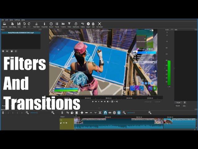 Shotcut Tutorial Part 4 - Filters and Transitions