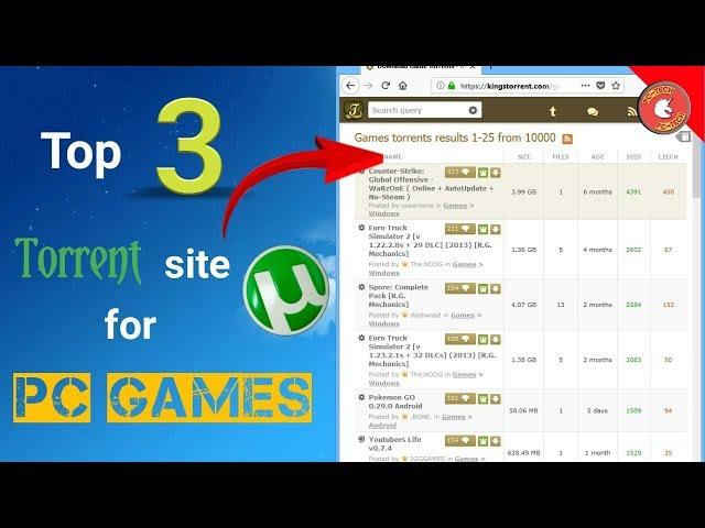 Top 3 Torrent  Site | Pc Games | Free | Tamil