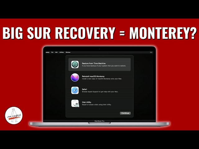 M1 macOS Big Sur Update Upgrades Recovery to Monterey???