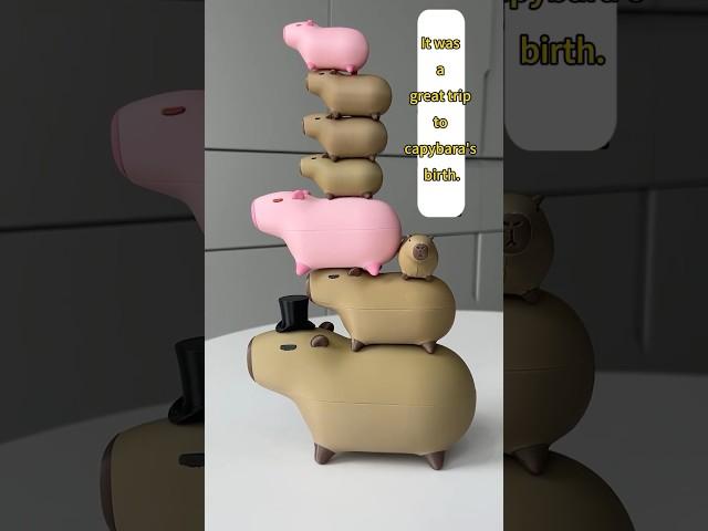 Capybara is too fertile too...#capybara #3dprinting #creative #ornaments #gift #cute #new #funny