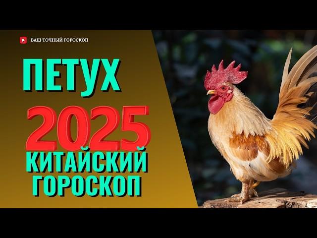 ПЕТУХ  2025 - ПОДРОБНЫЙ КИТАЙСКИЙ ГОРОСКОП НА 2025 ГОД