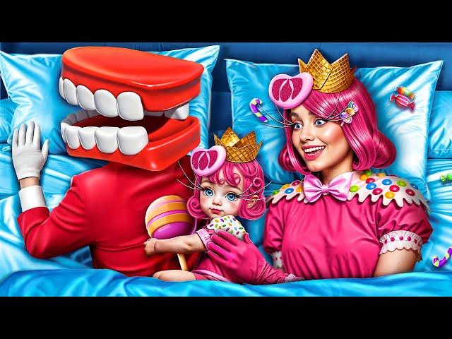 CAINE and CANDY PRINCESS Adopted Me! CAINE x CANDY PRINCESS GET MARRIED? The Amazing Digital Circus