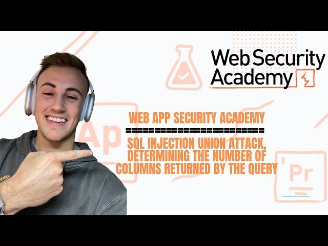 Web Security Academy: SQL injection UNION attack determining the number of columns returned by query