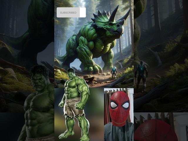 Superheroes but Triceratops  Marvel & DC-All Characters #marvel #avengers#shorts