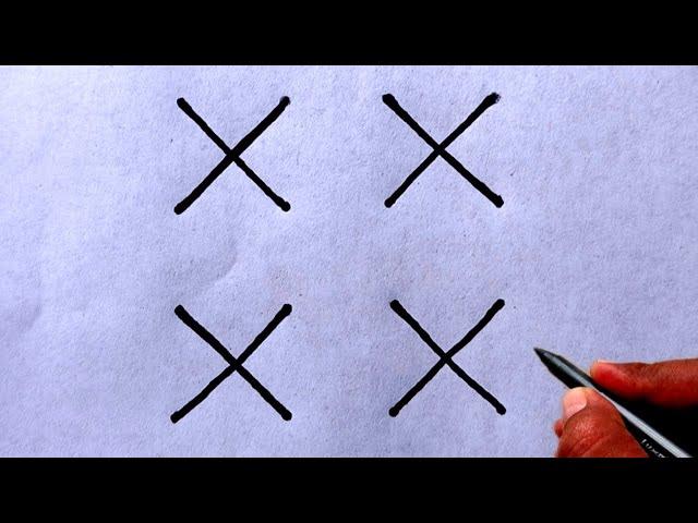 How to draw beautiful drawing from letter  XXXX | Parrot Drawing Easy