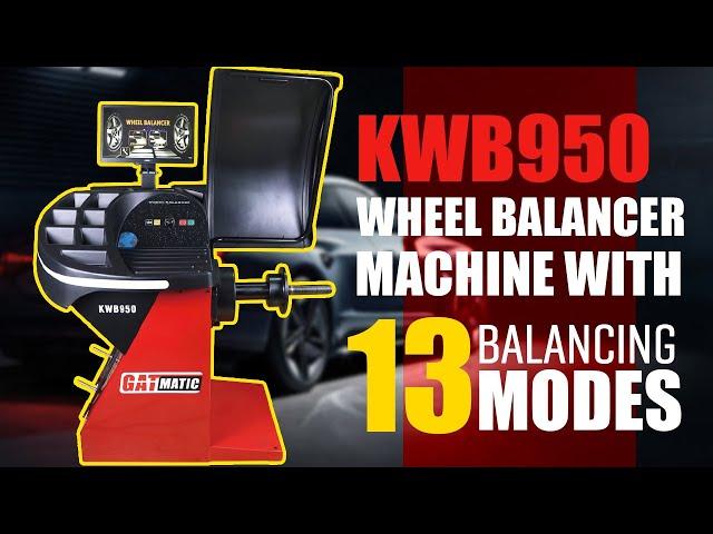 Seamless Wheel Balancer Operation with GATmatic KWB950