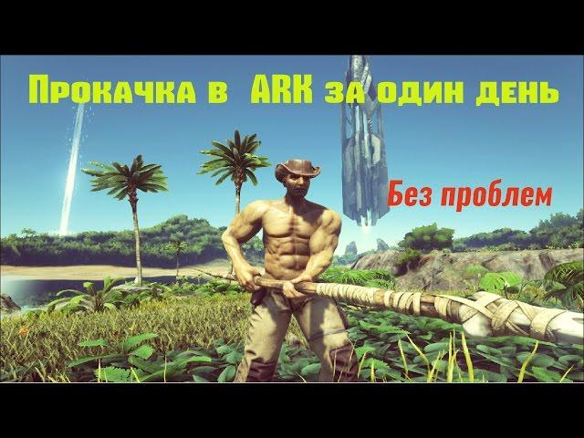 Гайд как прокачаться быстро в ARK за один день