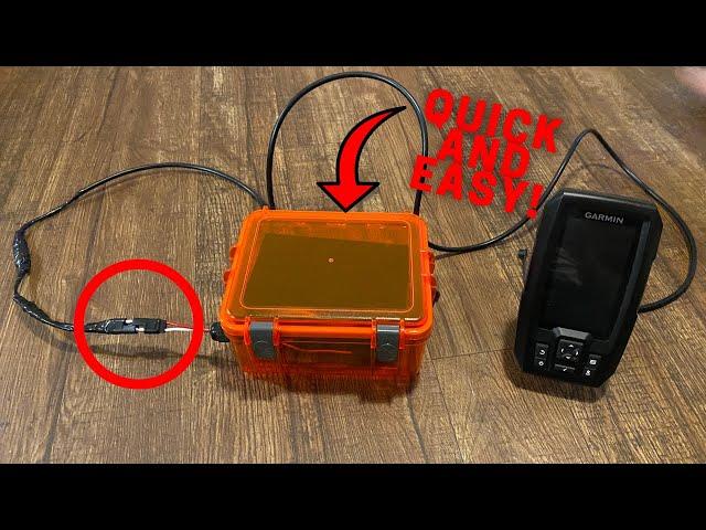 Battery Dry Box Build and Quick Connect for Garmin Striker 4 cv