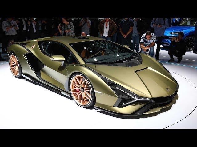 Lamborghini Sian FKP 37 at the 2019 Frankfurt Motor Show