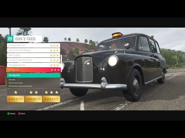 Forza Horizon 4 - 3 Stars on ALL ISHA'S TAXI MISSIONS - GUIDE (Including Shortcuts)