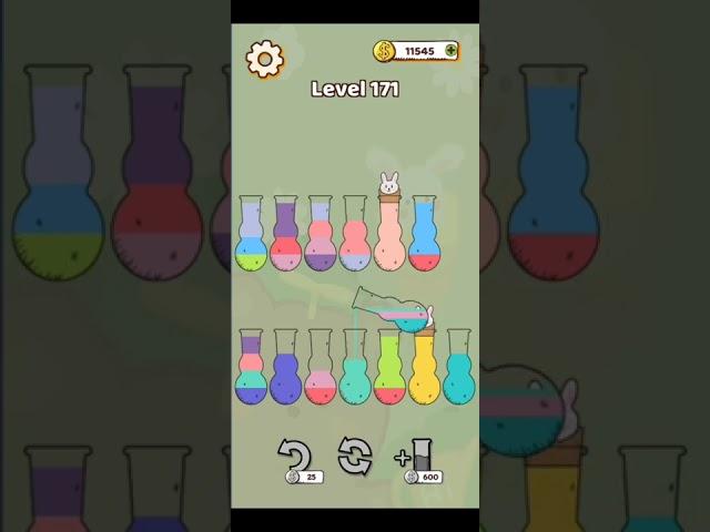 Complete Drink Sort Master Advanced Mode Level 171