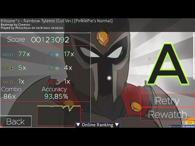 Osu! - Kitsune^2 - Rainbow Tylenol (A) | MrLucho24