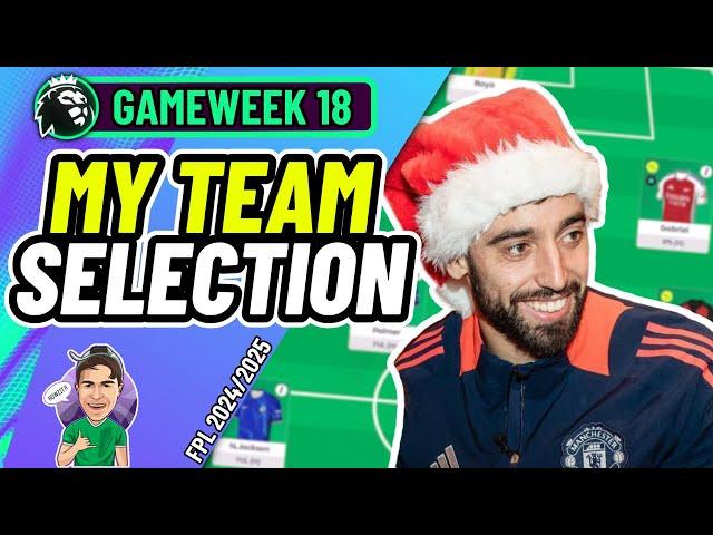 FPL GW18 | TOP 59K RANK!  | MY TEAM SELECTION | Fantasy Premier League 2024/2025!