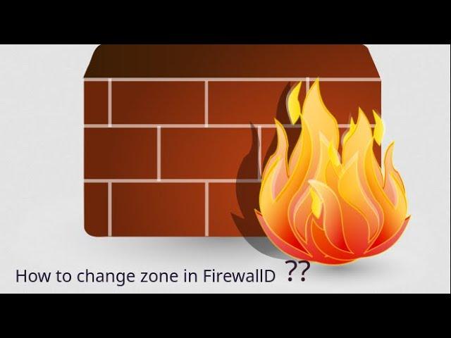 Change FirewallD Zone to home