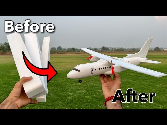 Make A Rc Plane AN-140 Out of Thermocol #rcplane #diyprojects #airplane