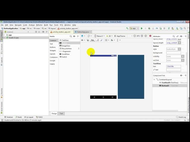 Android Studio: Display Text On Button Click