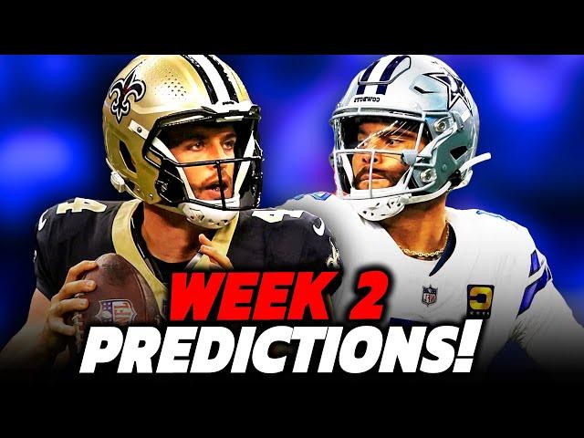 NFL Week 2 Predictions FOR EVERY GAME!