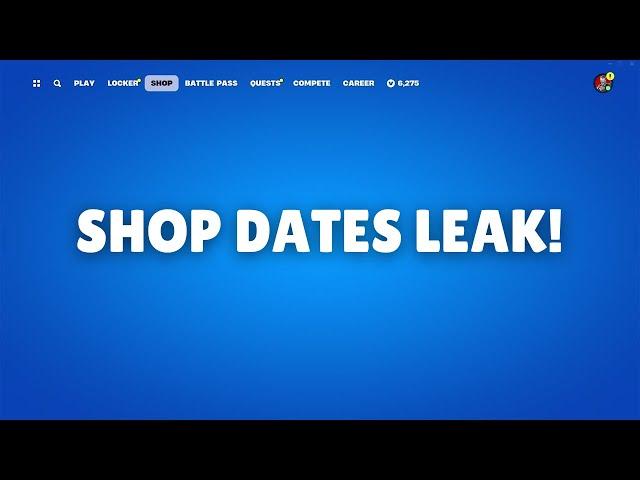 All Fortnite Item Shop Dates Leaked! (Eddie Brock)