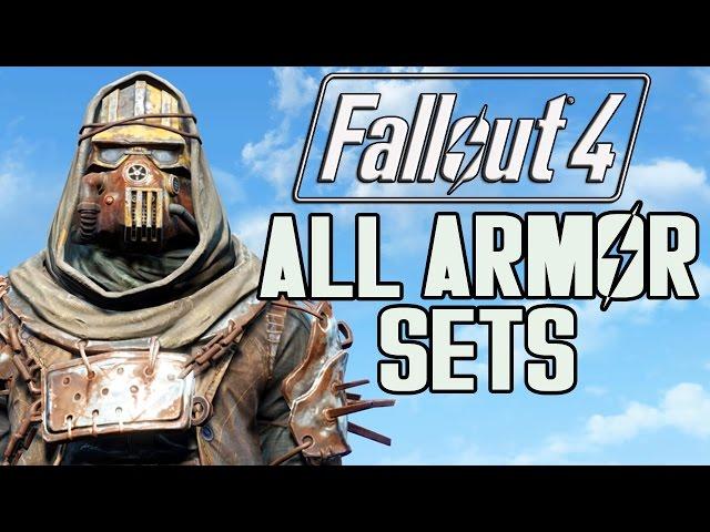 FALLOUT 4 - ALL ARMOR SETS!