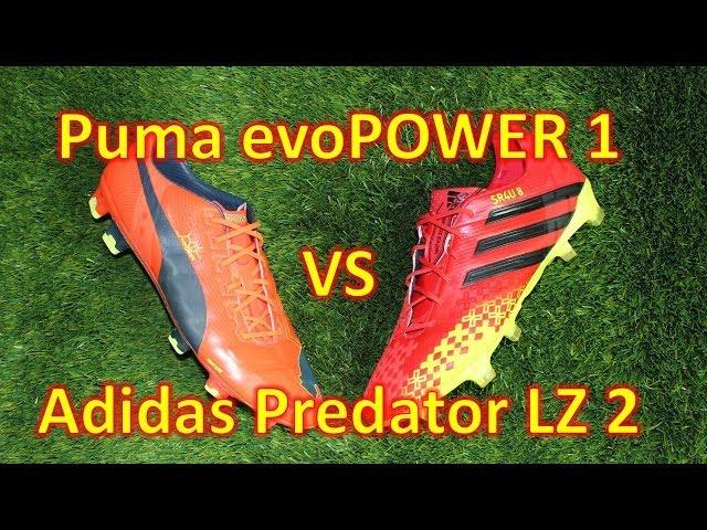 Puma evoPOWER 1 VS Adidas Predator LZ 2 - Comparison + Review