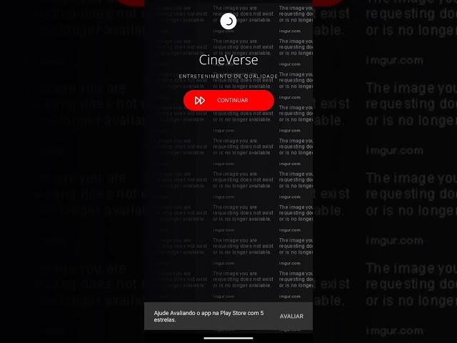 App CineVerse - Filme e Séries disponível na play store. Explicação de como acessar o app!!!