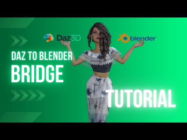 Daz to Blender Bridge Tutorial - Quick And Easy Character Importer