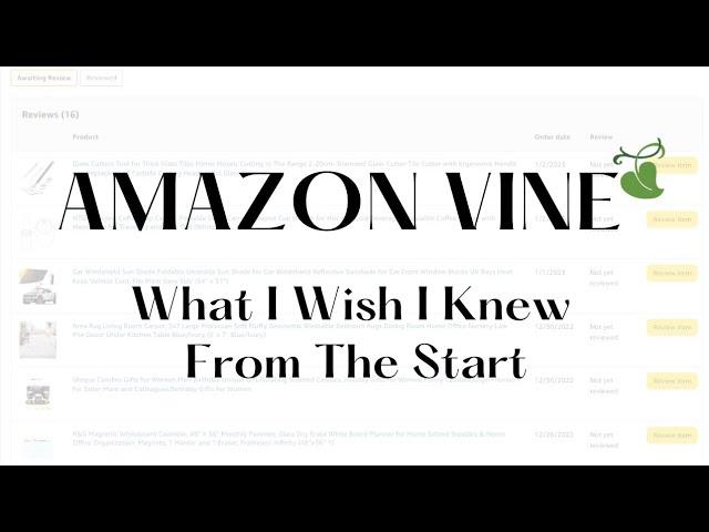 Amazon Vine Program | Things You Need To Know From Day One #amazonvine #amazonvineprogram