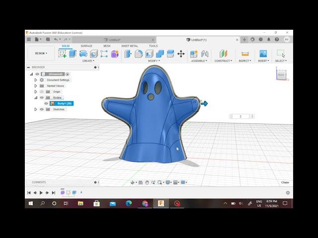 How to Make a Ghost in Fusion 360