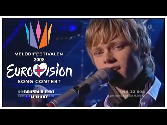 Brandur Enni - Lullaby - Melodifestivalen 2008 | Eurovision Sweden