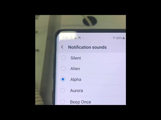 Samsung Galaxy S10 Notification Tones