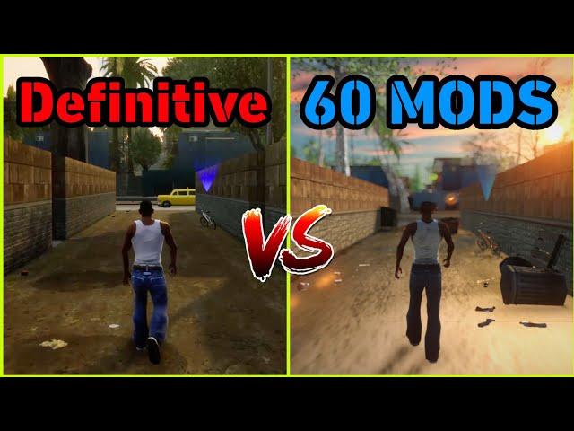 I Made GTA SA Definitive Edition with 60 MODS | Better than Rockstar?