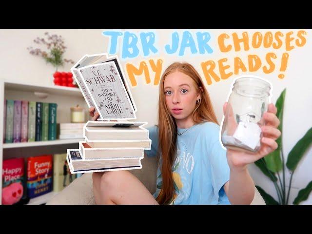 TBR Jar Prompts Pick What I Read For A Week! *reading vlog* 🫙 