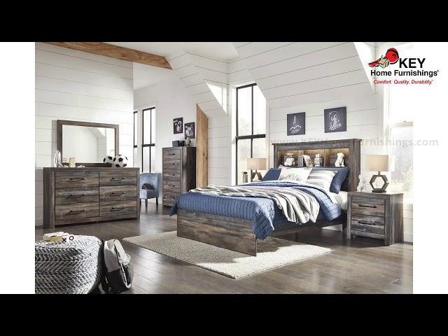 Ashley Drystan Queen Bookcase Bed | KEY Home