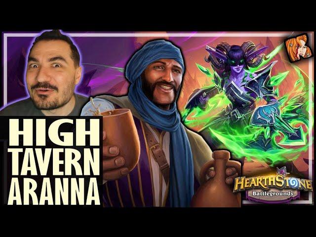 HIGH TAVERN ARANNA BUILD?! - Hearthstone Battlegrounds