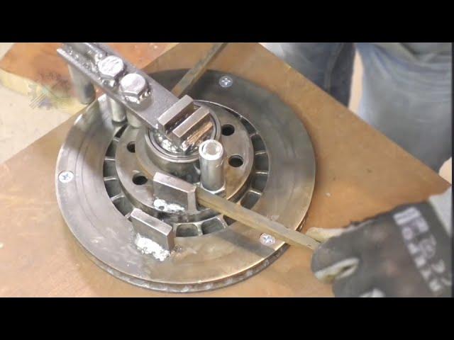 How to make Metal bender using brake disc || Mechtrick